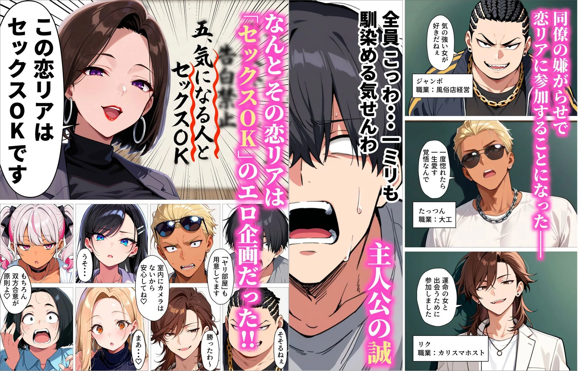 ギャル上等〜「セックスOK」の恋愛リアリティーショーで童貞が巨根無双する話〜 画像3