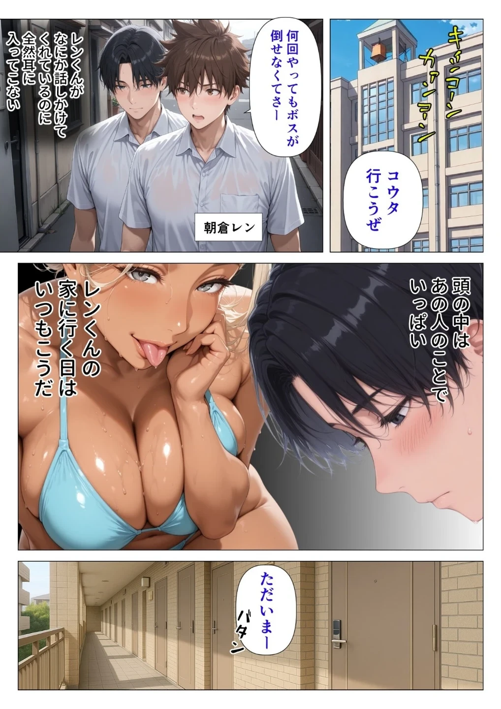 【棒消し版】人妻マンションの性活 画像2