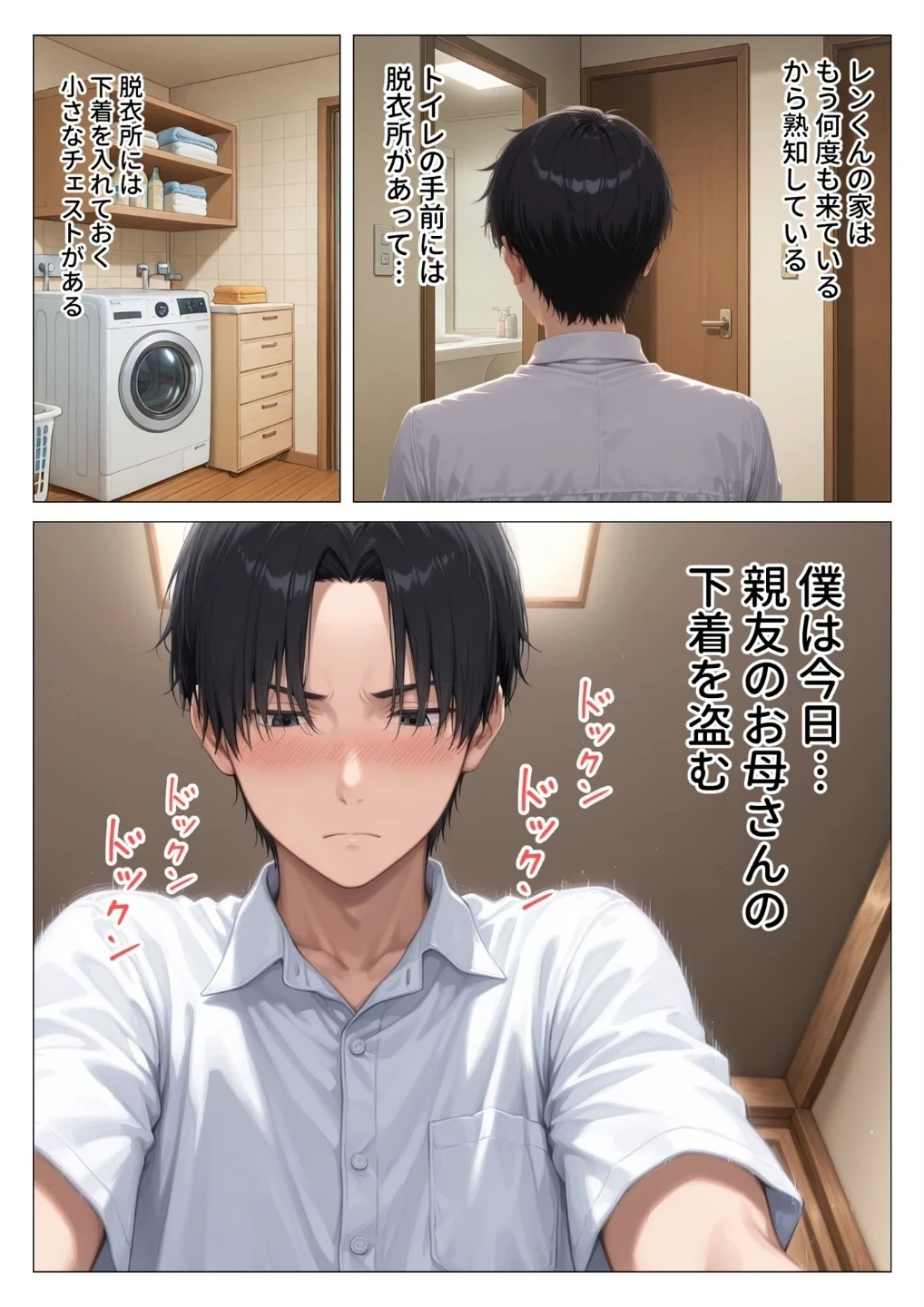 【棒消し版】人妻マンションの性活 画像6